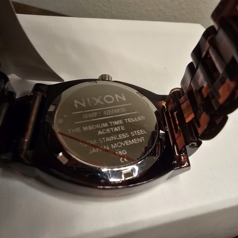 Nixon Medium Time Teller Acetate Women's Watch - Picture 7 of 13
